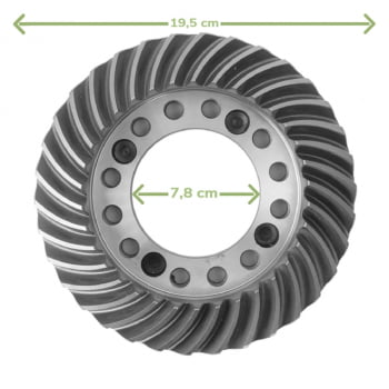 Cj Coroa e Pinhão Tração 13x34  ZF0095253026